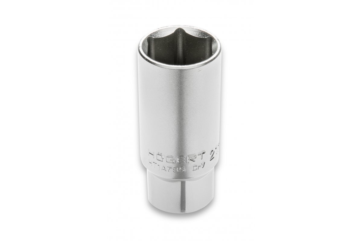 Головка свечная шестигранная 1/2″, 21 мм, CrV50BV32, DIN 3120
