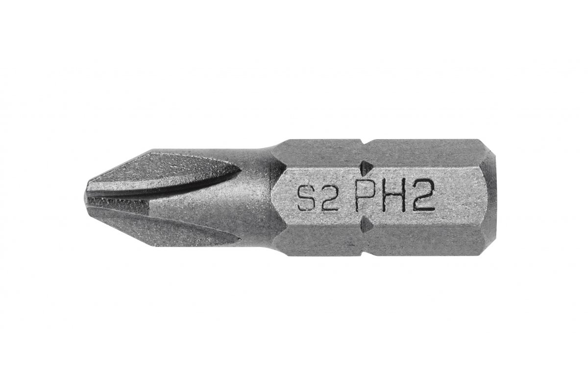 Биты PH3, 25 мм, сталь S2, 5 шт.