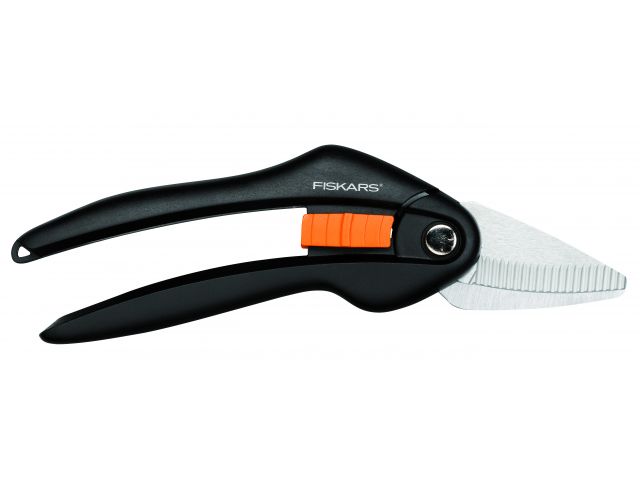 Ножницы универсальные SP28 Single Step FISKARS (лезвие — углеродистая сталь. для резки различный материалов. не для резки растений.)